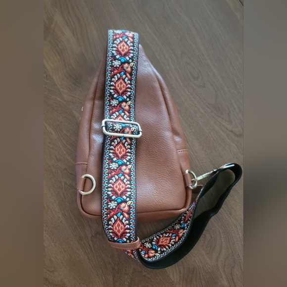 Antik Kraft Crossbody Bag Boho - Tasha Webbing Strap Sling - Picture 6 of 7